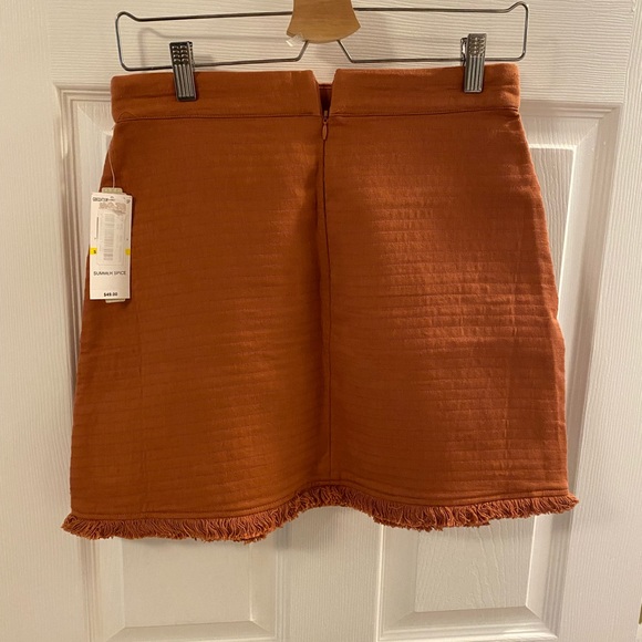 NWT mini skirt with beautiful stitching - Picture 4 of 6